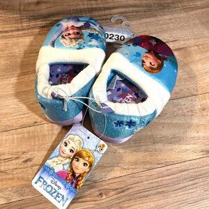 GIRLS Disney Frozen Kids Slippers Size 7/8 Featuring Elsa & Anna Characters